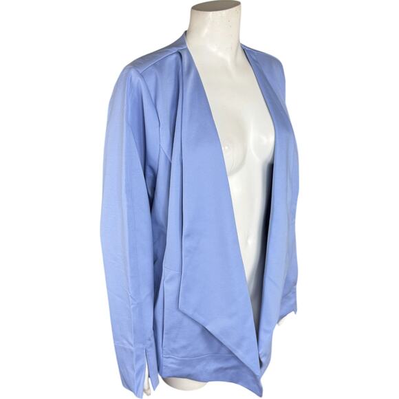 Isaac Mizrahi Live Elements Stretch Knit Jacket Bluebell Women 2X NWOT - Picture 10 of 13